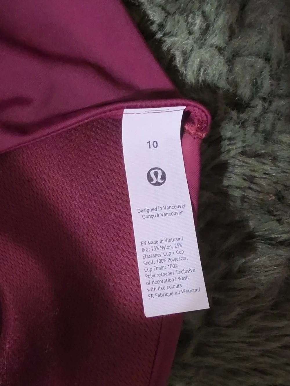 Lululemon Like A Cloud Longline Bra, Sz 10 B/C!! Nwts,BBAY!